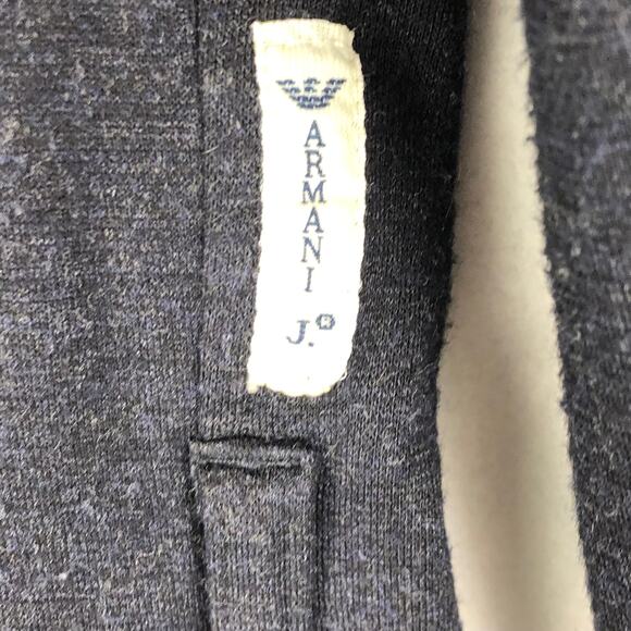 Vintage Armani Jeans Women's Wrap Cardigan XL Black/Gray Open Front - XL - Picture 8 of 14